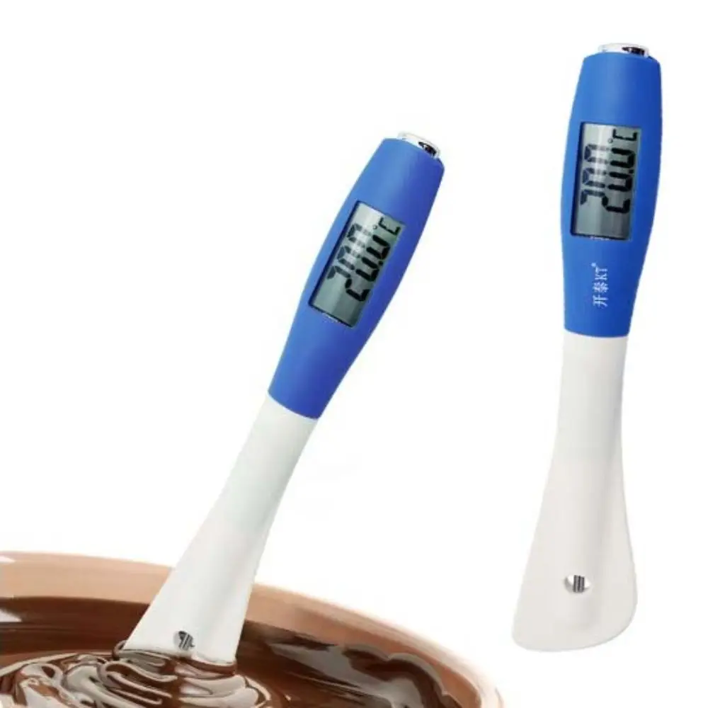 Silicone Candy Spatula Thermometer Units Convertible Sensitive Digital Thermometer Instant Read 2 in 1 Probe Thermometer Cooking