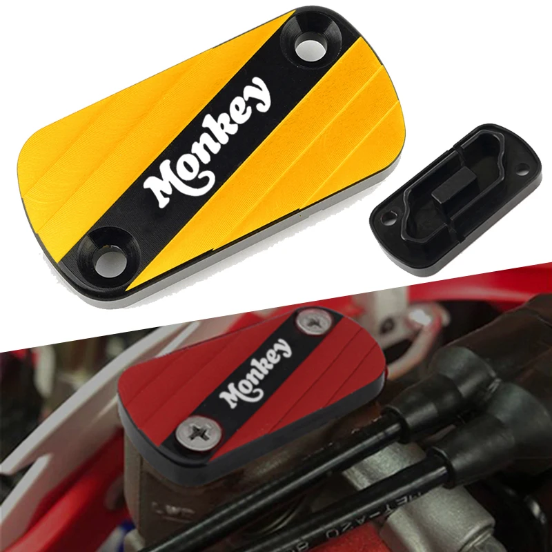 

MONKEY Accessories Motorcycle Front Brake Reservoir Fluid Tank Cover Oil Cup Cap For Monkey 125 Monkey125 MONKEYY125 2018-2025