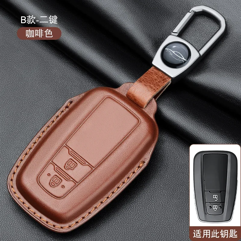 Funda de llave de coche, carcasa de Zinc para Toyota Prius, Camry, Corolla, C-HR, CHR, RAV4, Prado, Izoa, Levin, Avalon, 2018, 2019, 2020