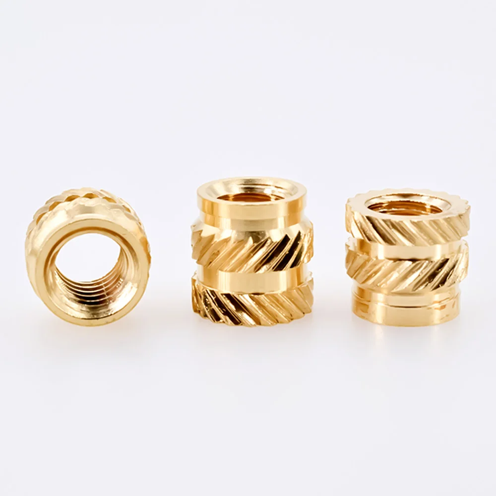 Heat Nutsert M2 M2.5 M3 M4 M5 M6 Brass Insert Nut Hot Melt Threaded Nuts Inserts Embed Knurled Insertnut For 3D Printer PC