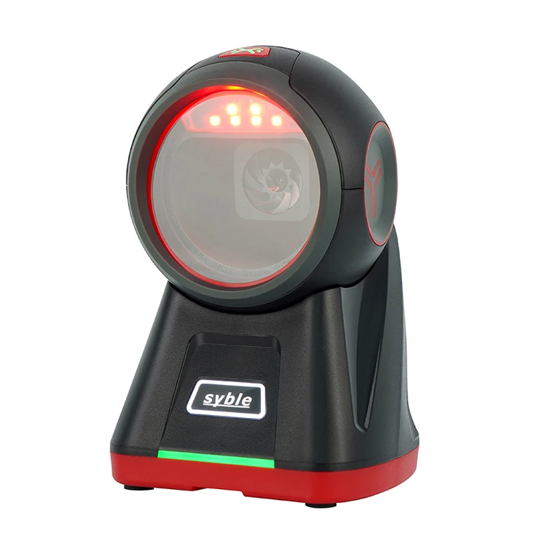 Syble XB-8602 1D 2D  Desktop Barcode Scanner QR Code Scanner for Supermarket Check Out