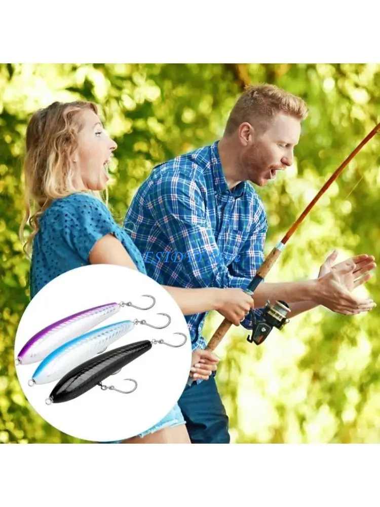 

G6DE Fishing Baits Lure for Freshwater Saltwater Pencil Popper Topwater Fishing Lure Crankbait Floating Sea Fishing Lure