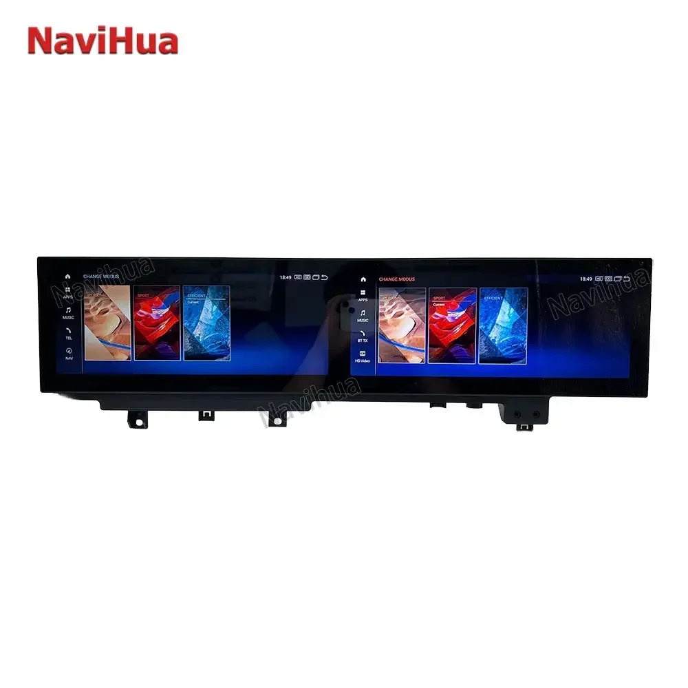 

26,6-дюймовый автомобильный радиоприемник Android 13 для BMW X5 F15 X6 F16 2014 2017 NBT, автомобильная стереосистема с камерой 360 Carplay