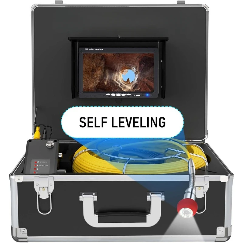 Sewer Camera Self Leveling, 2V 4500mAh Battery  7