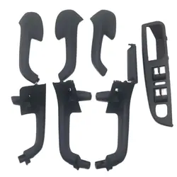 SKTOO Suitable for Golf 5 car inner door frame hand 8 sets black