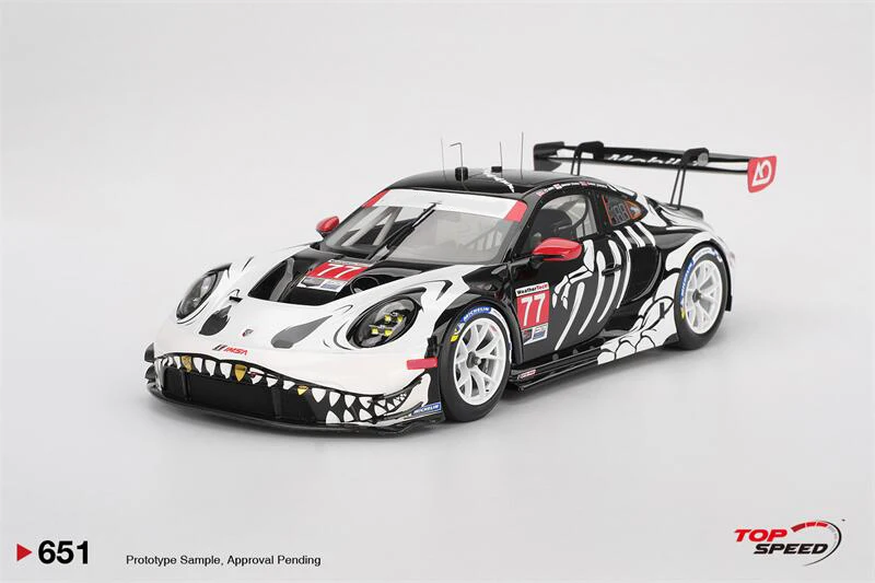 

(Pre-Order) Topspeed 1:18 GT3 R #77 AO Racing 2025 IMSA Petit Le Mans Resin Collector's Vehicle Model Car