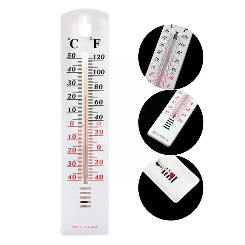 Wall-mounted Cultivation Flower Room Straight Board Household Thermometer Goods Home Outdoor Indoor Monitor Room U7k4