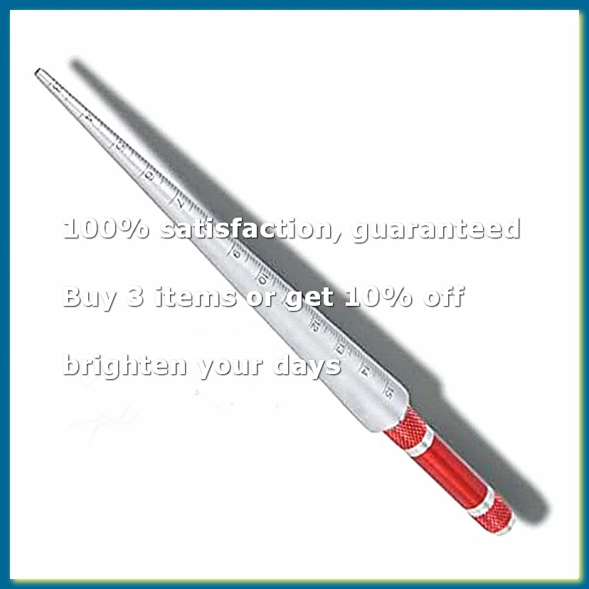 ●Conical Gauge Taper Welding Feeler Gauge Gage Welding Taper Gage Feeler Depth Ruler Space Hole Measurement Tool 3-15mm