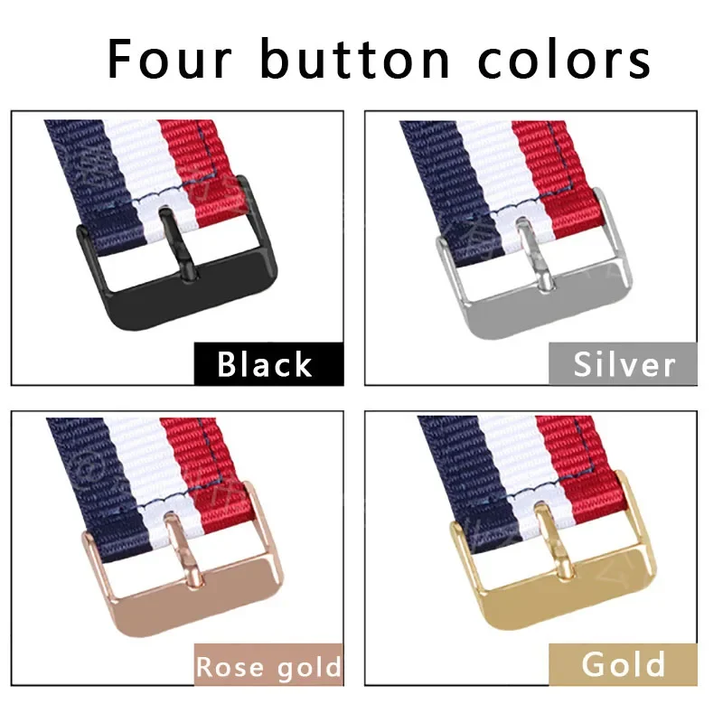 17mm 19mm 20mm Fabric Nylon Watchband for SWATCH Bracelet Wristband Replacement Women Men Watch Sport Watch Accessories Strap