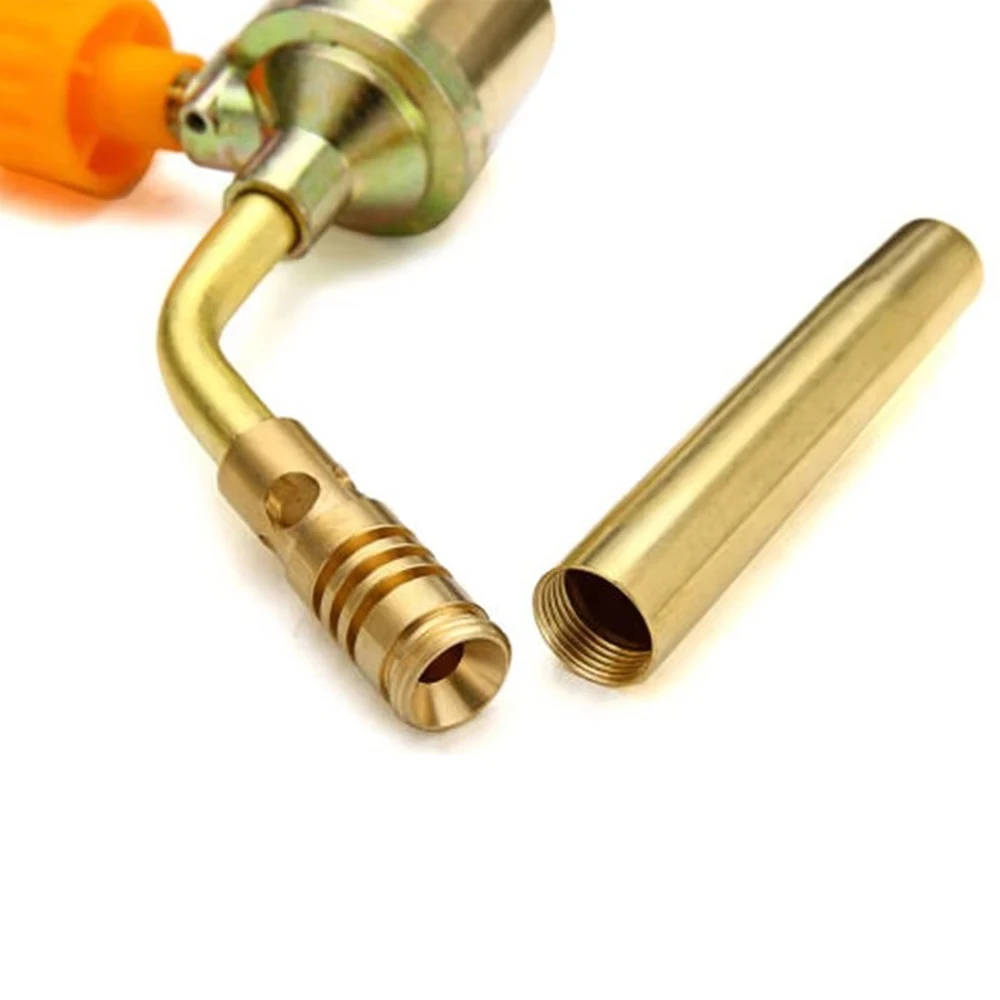 1Pc Igniter Brass Welding Torch Propane Gas Torch Self Ignition Trigger Style Heating Solder Burner Welding Plumbing Nozzles
