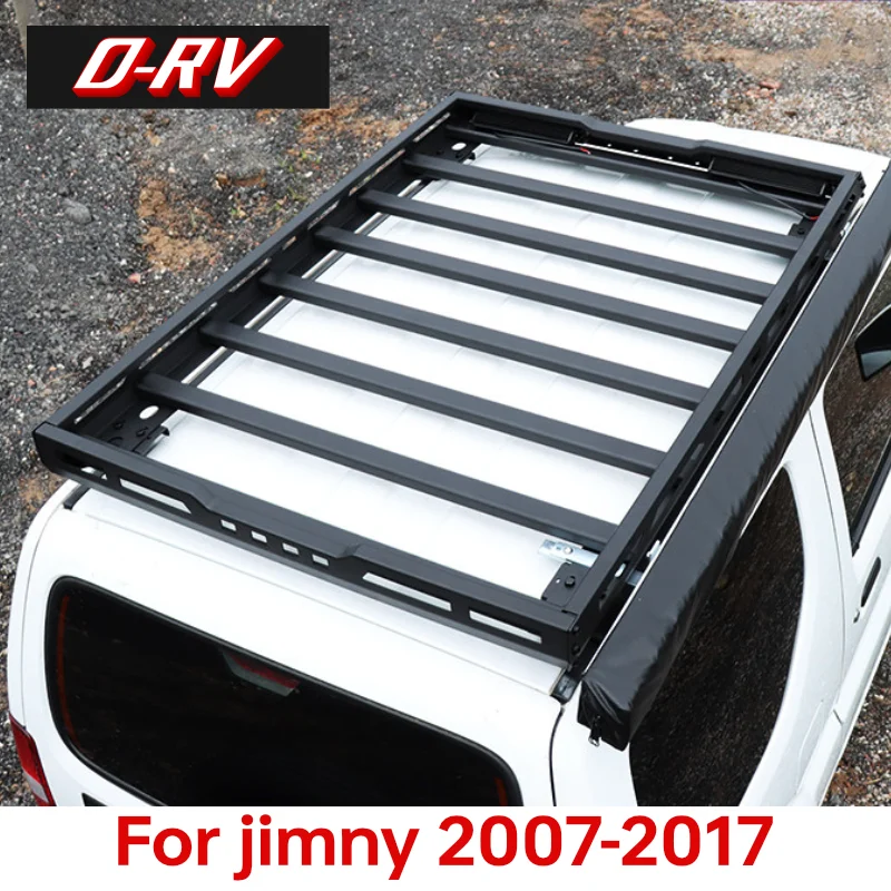 Per Suzuki Jimny JB33 Sierra JB43 1998 2017 Top Roof Rack Rail bagagli Cross Bar Rail box Basket lega di alluminio di alta qualità