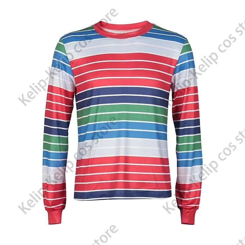 Детский карнавальный костюм Чаки из фильма для детей и взрослых, униформа, топ, комбинезон, наряды, татуировка, наклейка, костюм на Хэллоуин для детей