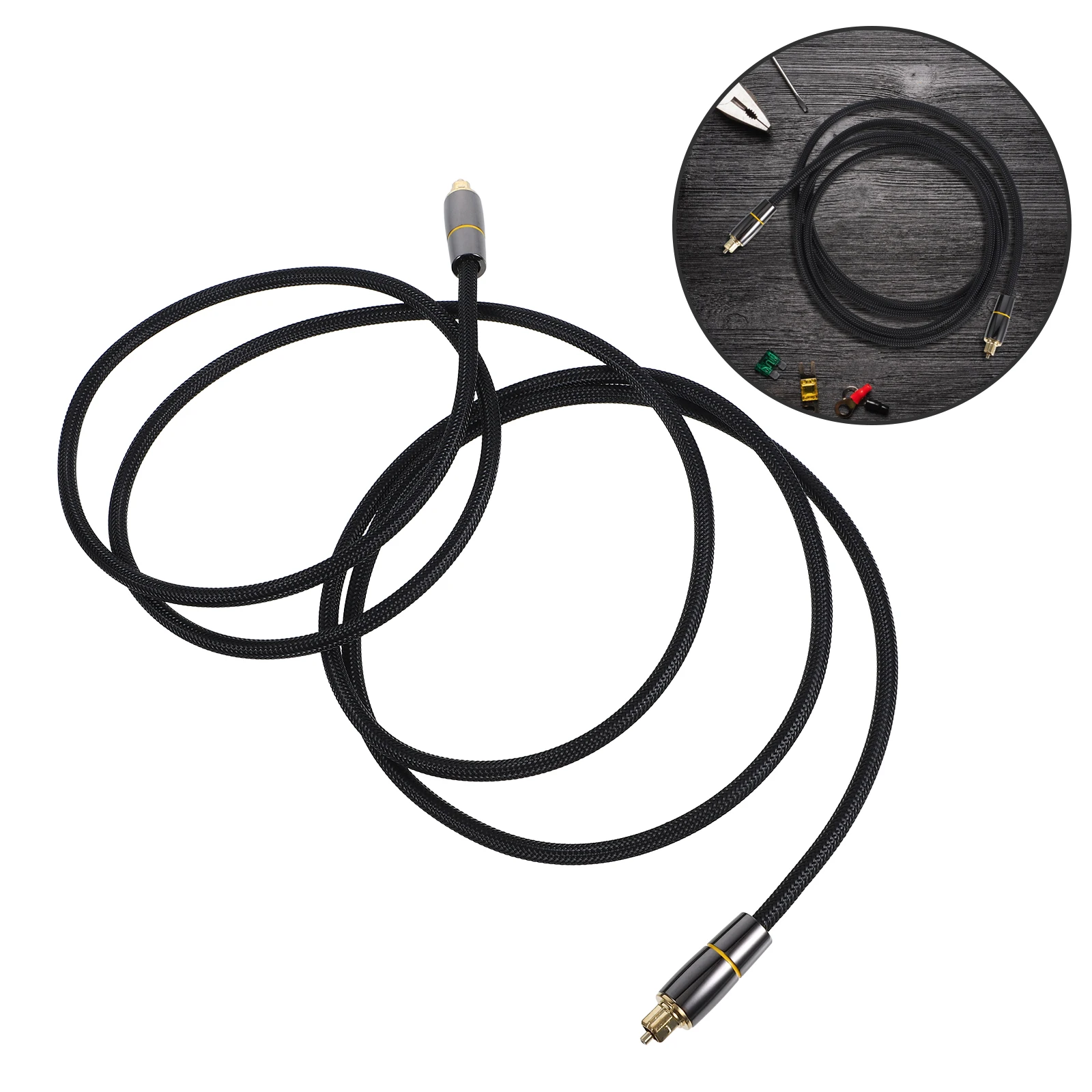 

Digital Optical Audio Cable 5.1 Fiber Optic Cord For Game Console Long Durable Transmission Fiber Optic Audio Extension Cable