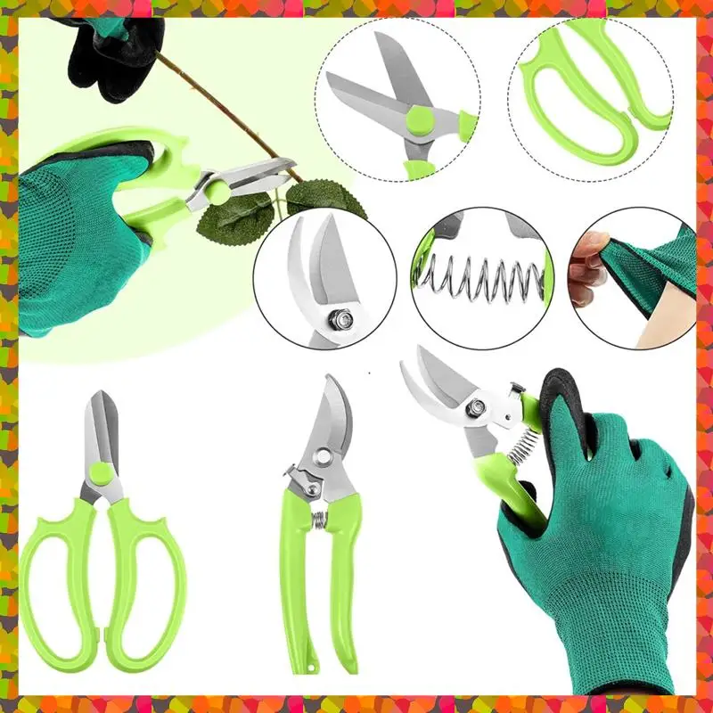 

Promotion! Garden Flower Arrangement Essentials Kit: Includes Rose Thorn Remover, Pruning Gloves, Tree Pruner, And Accessories