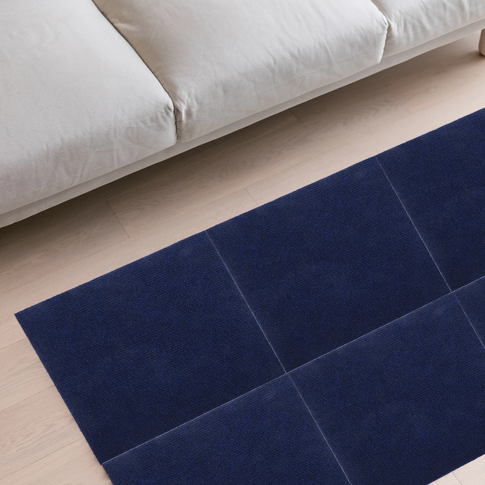 

10Pcs Waterproof Floor Tiles Self Adhesive Carpet Tile for Home Decor Anti Slip Easy Install Removable Floating Floor Mat