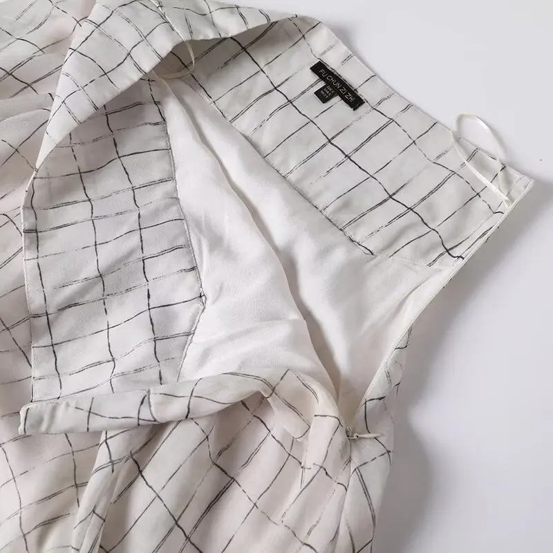 여성용 엘리 하이웨이스트 A라인 스커트, 독창적인 디자인의 타스 길이 스커트, 봄 시즌, 기타 소재