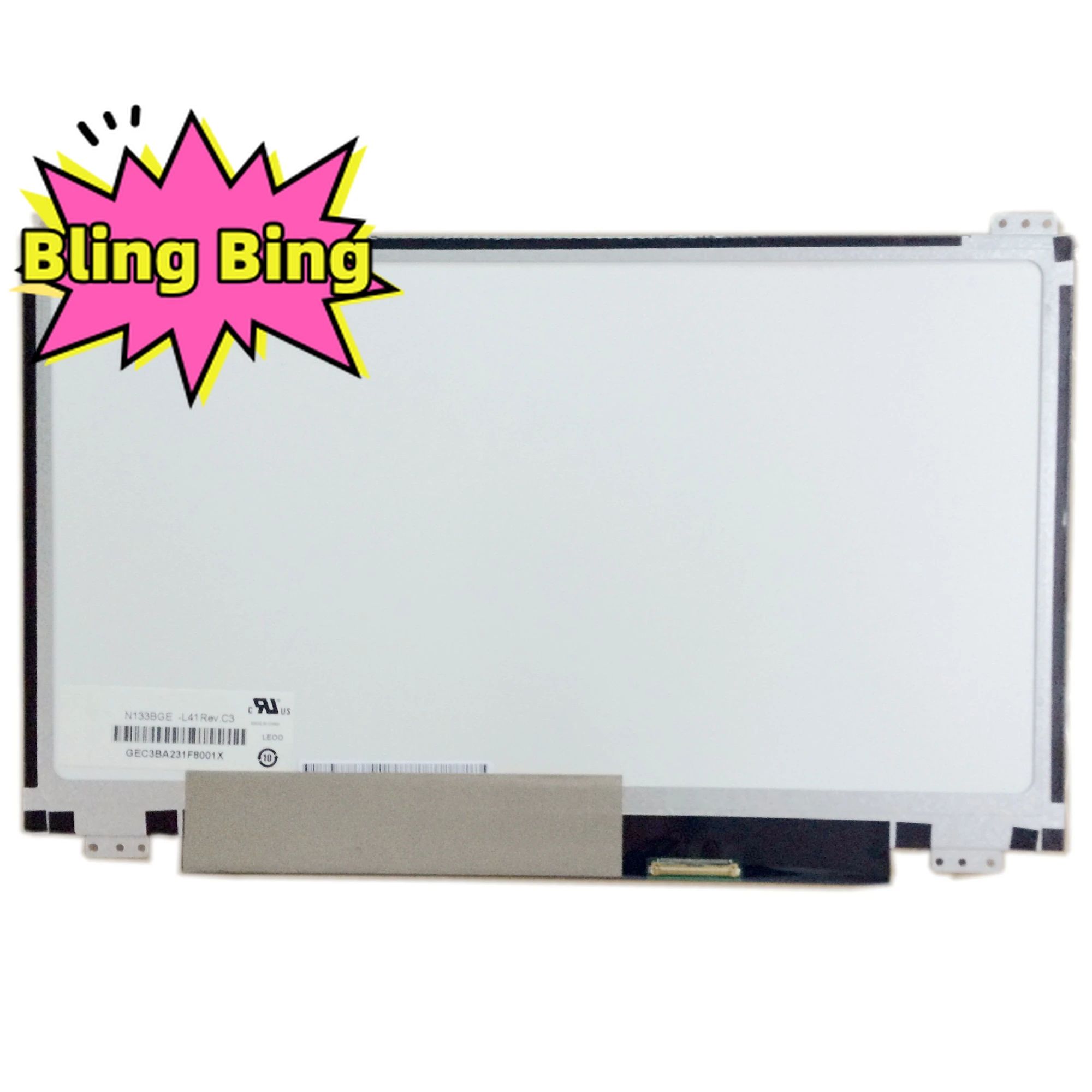 

N133BGE-L41 Rev.C3 13.3" Laptop 1366×768 Slim Panel UP+DOWN screw holes LED LCD Screen New