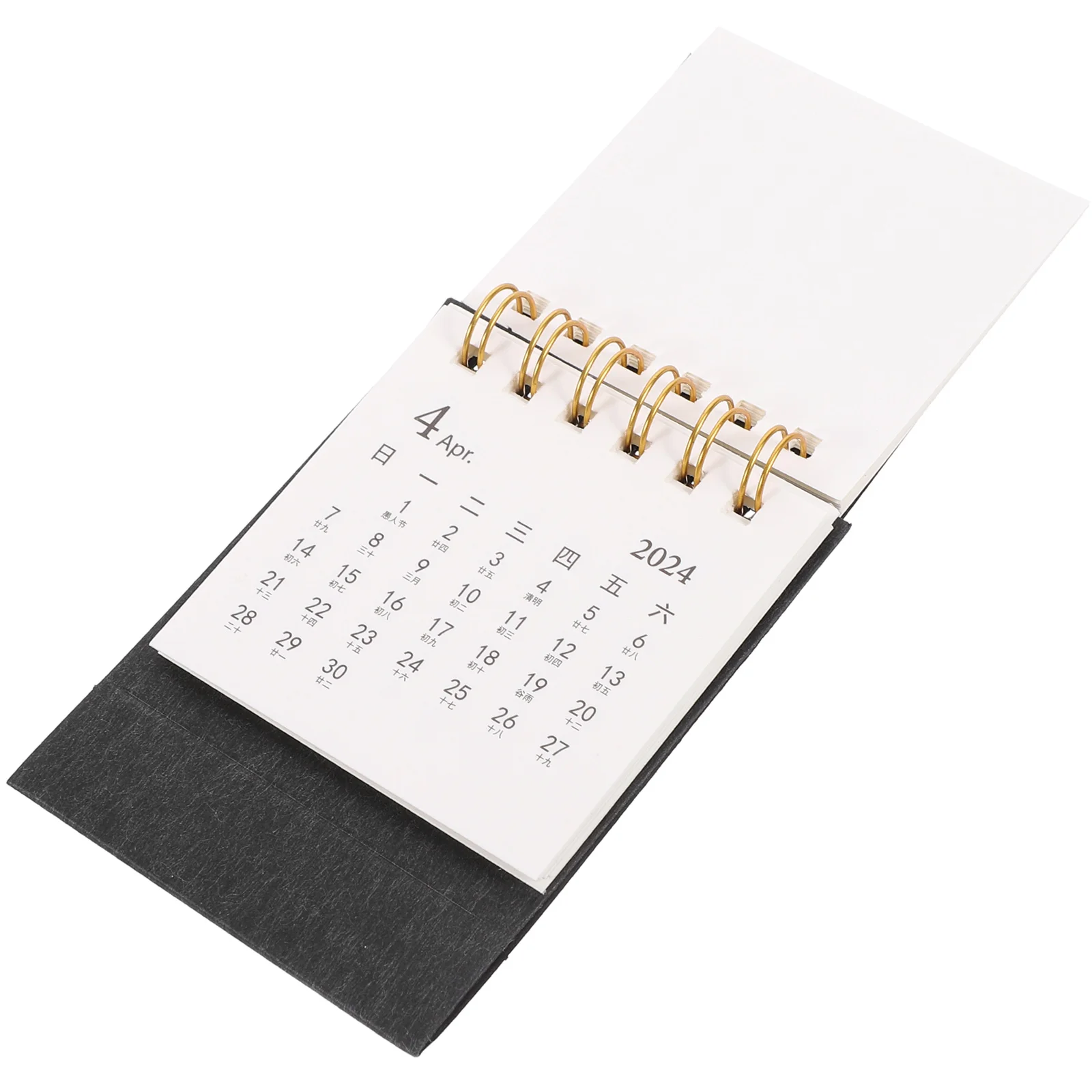 

2024 Spiral Binding Coil Design Decorative Office Home Desk Schedule Planner Monthly Desktop Spiral Desk Calendar Office Table