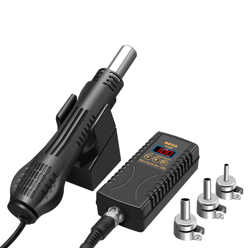 Cross-border Hot-selling 8898 Hot Air Gun Dismantling and Welding Table 750W Dual Digital Display