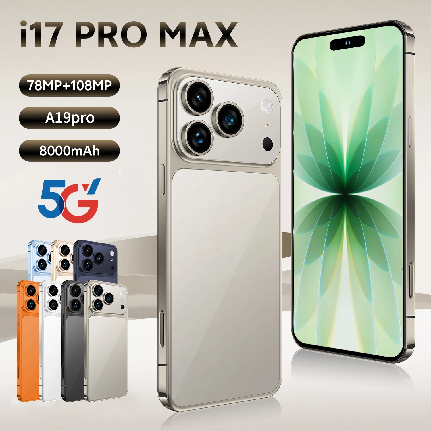 Новый планшет i17 Pro Max, система Android 15, с боковым сканером отпечатков пальцев, поддержка двух SIM-карт, Wi-Fi, GPS и Google Tab.