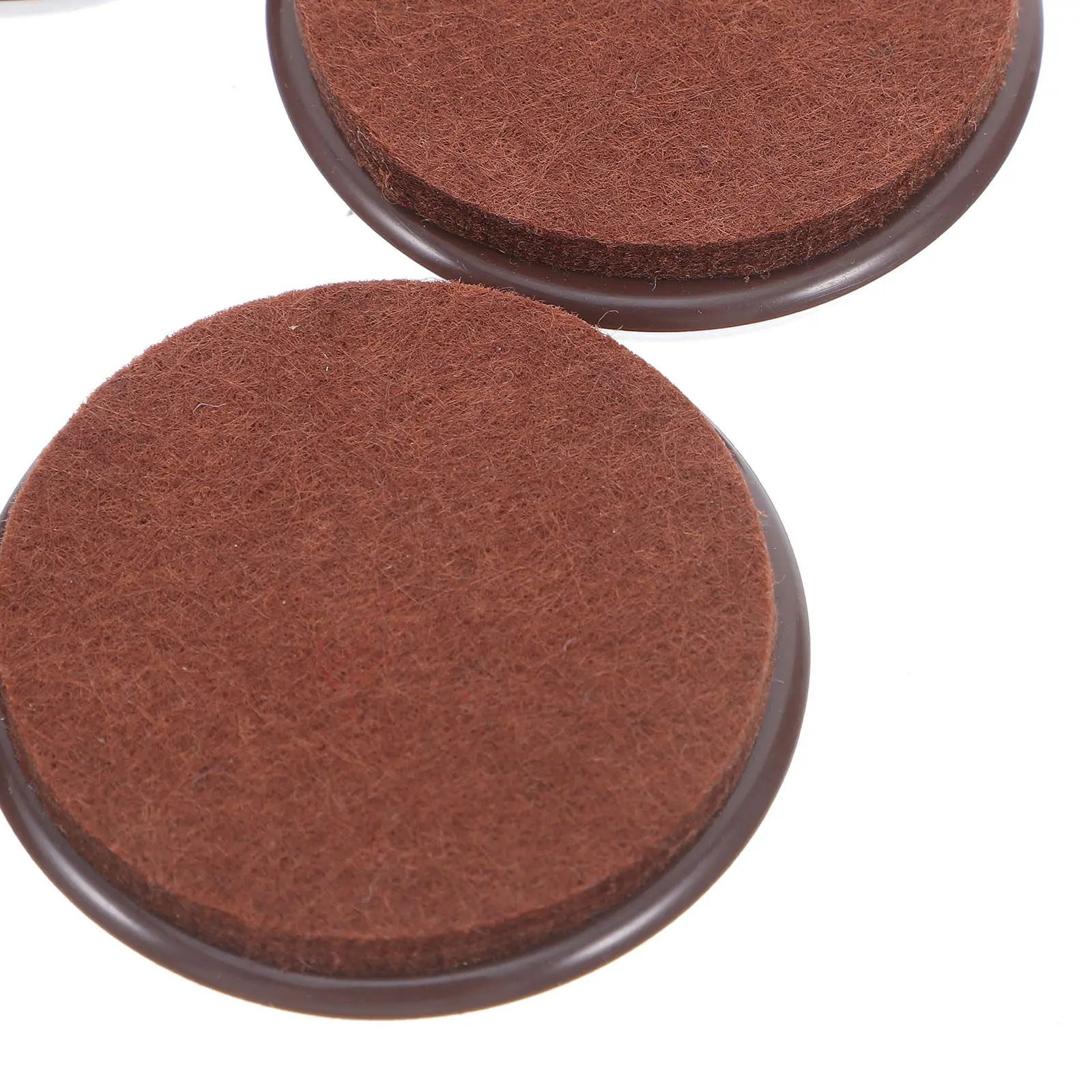 5Pcs Round Plastic Furniture Pads Anti-Slip Caster Stoppers Carpet Gripper Furniture Cups Noise Reduction Non-Slip Floor