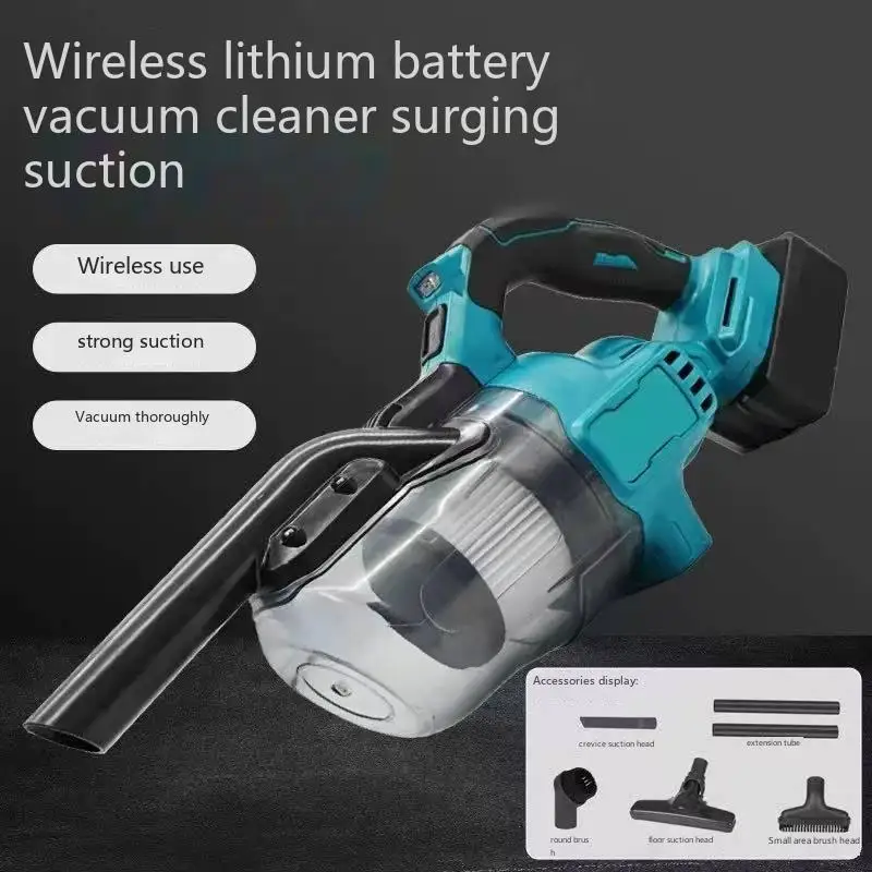 

Cordless Vacuum Cleaner Handheld Dust Collector Floor Carpet Car Pet Hair Cleaning Power Tool 18V Battery