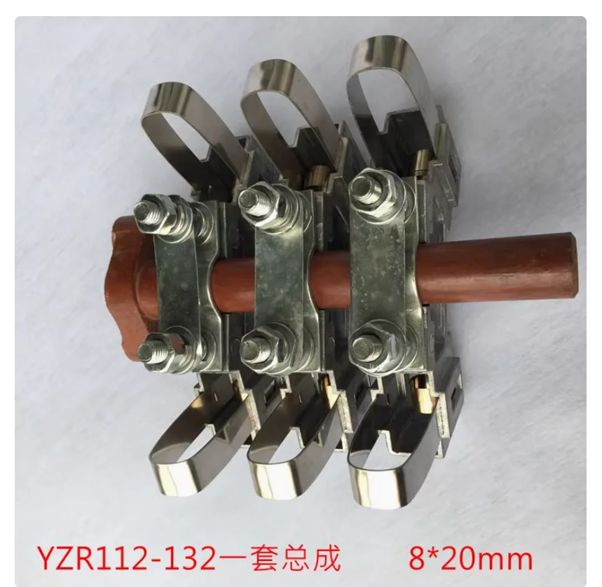 YZR132 160 180 200 225 Carbon brush holder assembly Metallurgical lifting motor brush Rod brush grip pressure spring YZR112-132