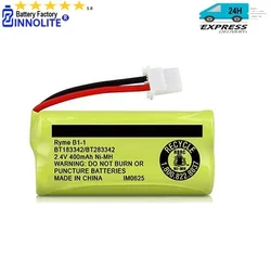 2.4V 400mAh BT183342 Ni-MH Battery for BT283342 BT166342 BT266342 BT162342 BT262342 Compatible with VTech Cordless Handsets