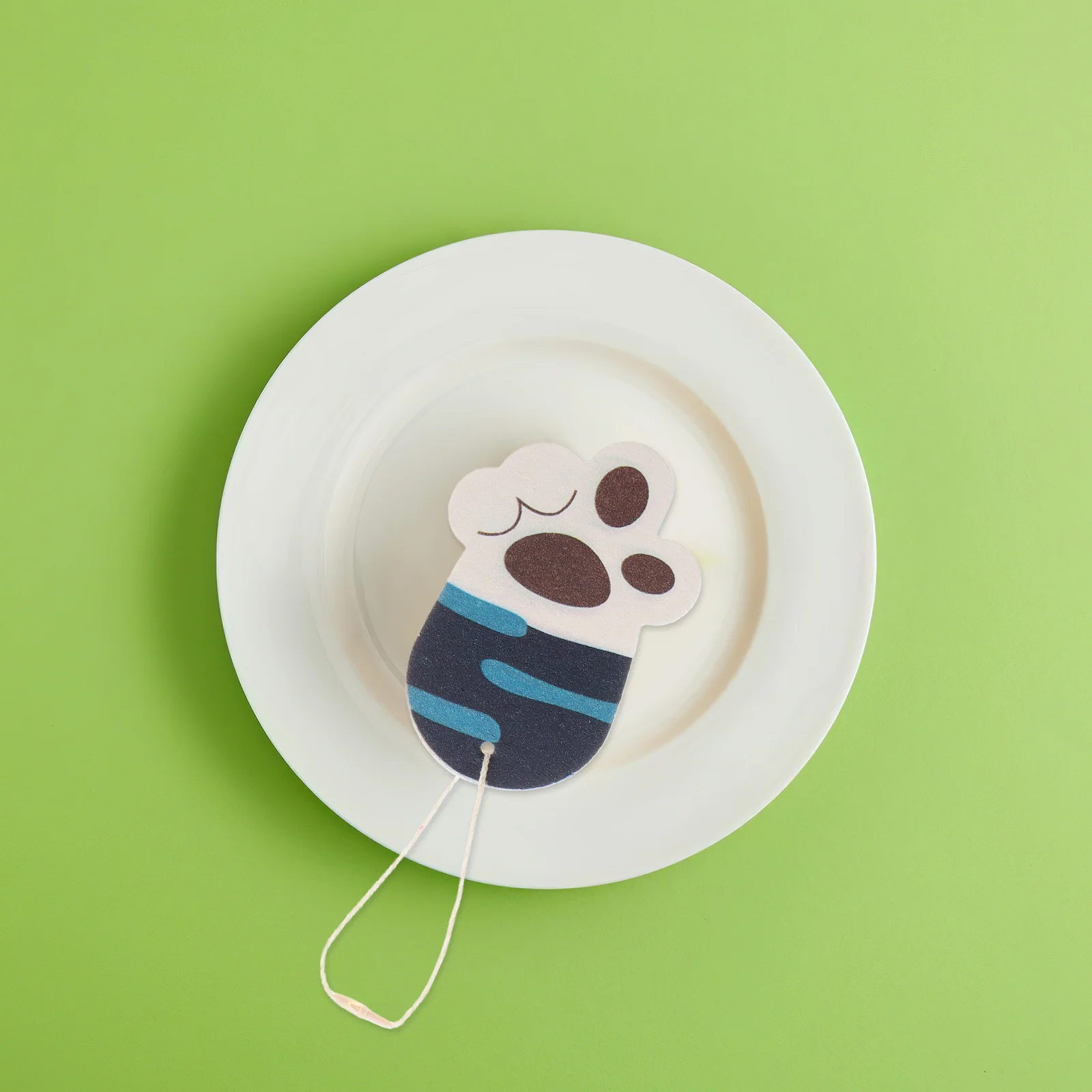 

3Pcs Cat Paw Compressing Wood Pulp Sponge Non Scratch Cellulose Scrub Sponge for Dishes Pots Pans Kitchen Cleaning Supplies