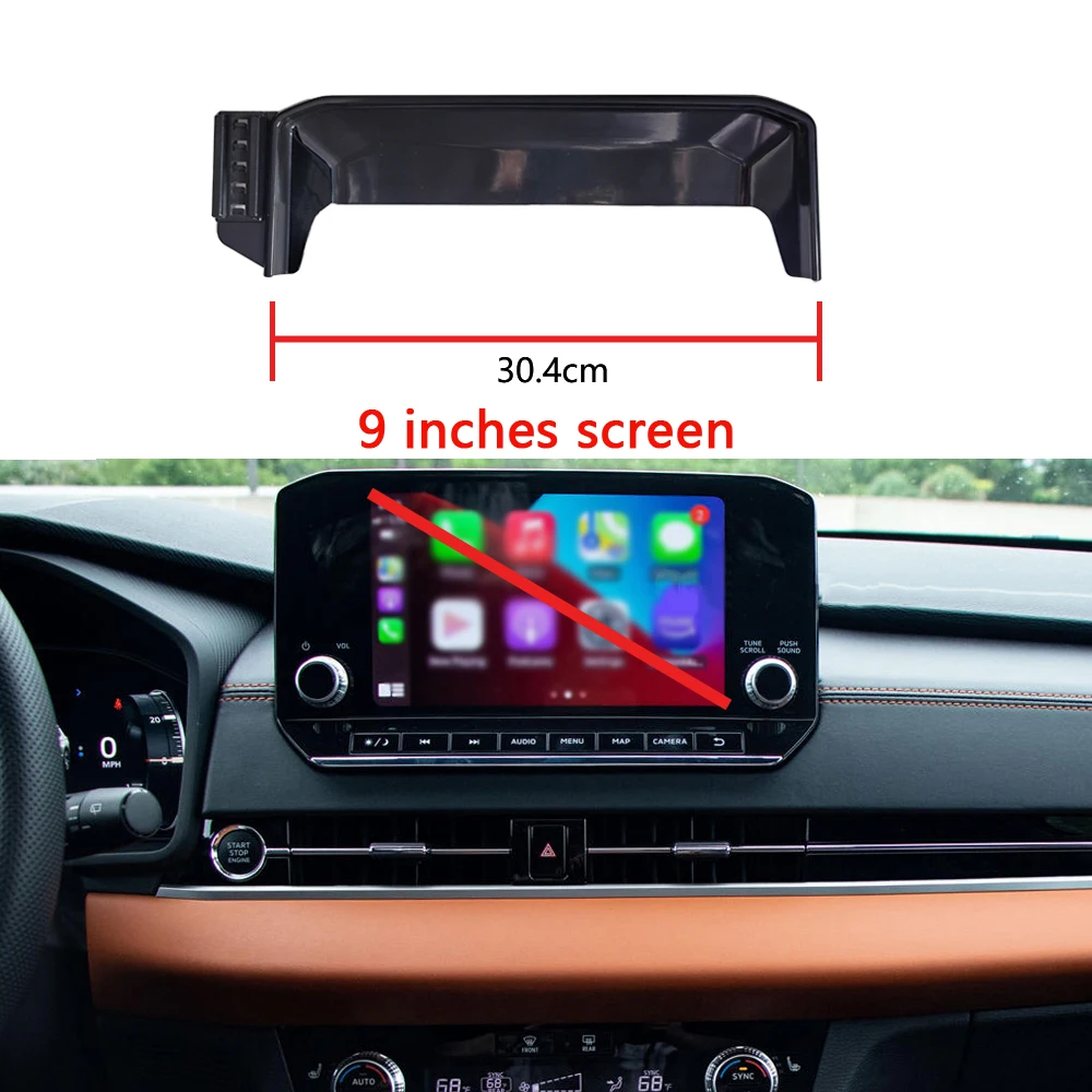 For Mitsubishi Outlander 2022 2023 Car Phone Holder 9-Inch Screen Fixed Navigation Bracket Wireless Charging Car Accessories
