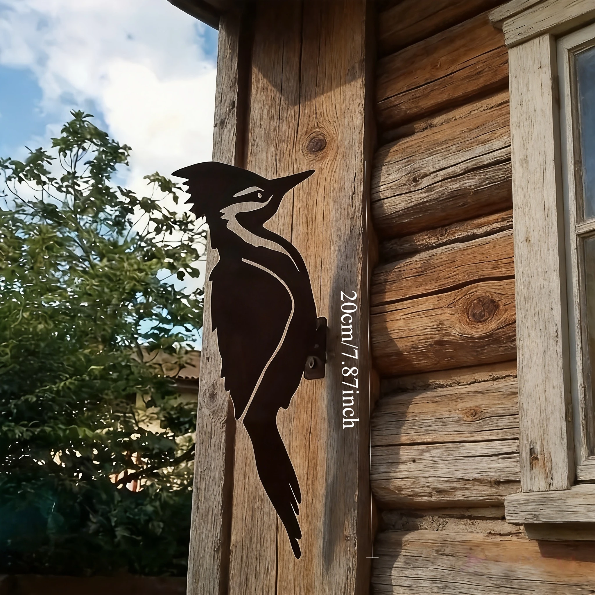 Black Metal Woodpecker Wall Ar - đánh giá và giá Bonsai Garden Tree