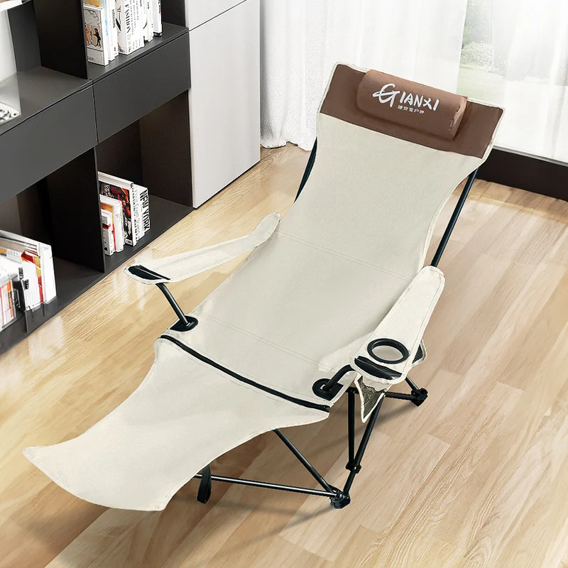 Lightweight Folding Chair Portable Ultra-hard Multipurpose Leisure Arm Chair Real Relax Balcony Living Room Folding Recliner