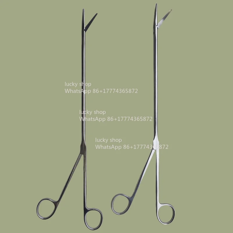 

Double Joint Tissue Small Incision Straight Curved Lung Lobe Pliers Scissors