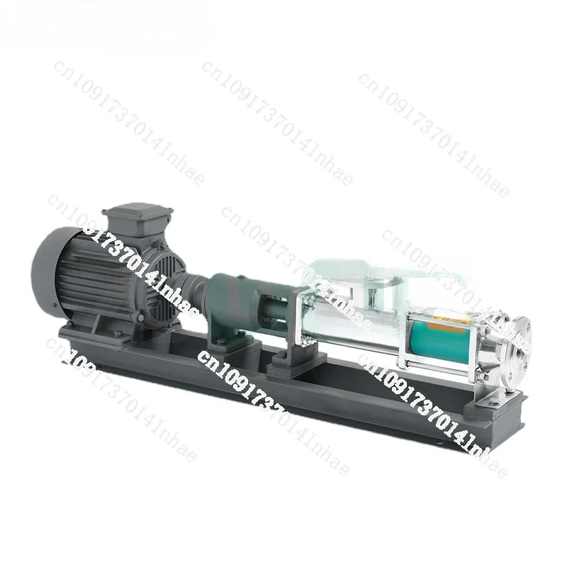 G-Type Screw Stainless Steel Screw Pump Electric Rotor Pump Filter Press Feed Pump Sewage Treatment Equipment Original