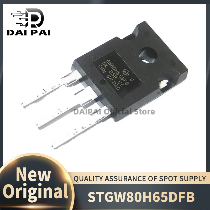 (10Pcs-50Pcs/Lot) 100% New original GW80H65DFB STGW80H65DFB TO-247 650V 120A