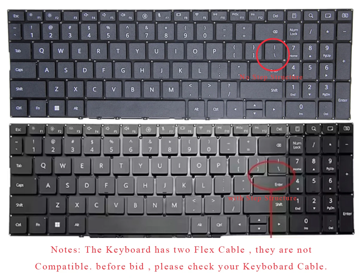 

Новая американская QWERTY-клавиатура для HUAWEI Matebook D16 D14 RLEF-16 RLEFG-16 MCLG-16 MCLF-16 MCLF-08 MCLF-X MCLEF-X MCLG-X с подсветкой, черный