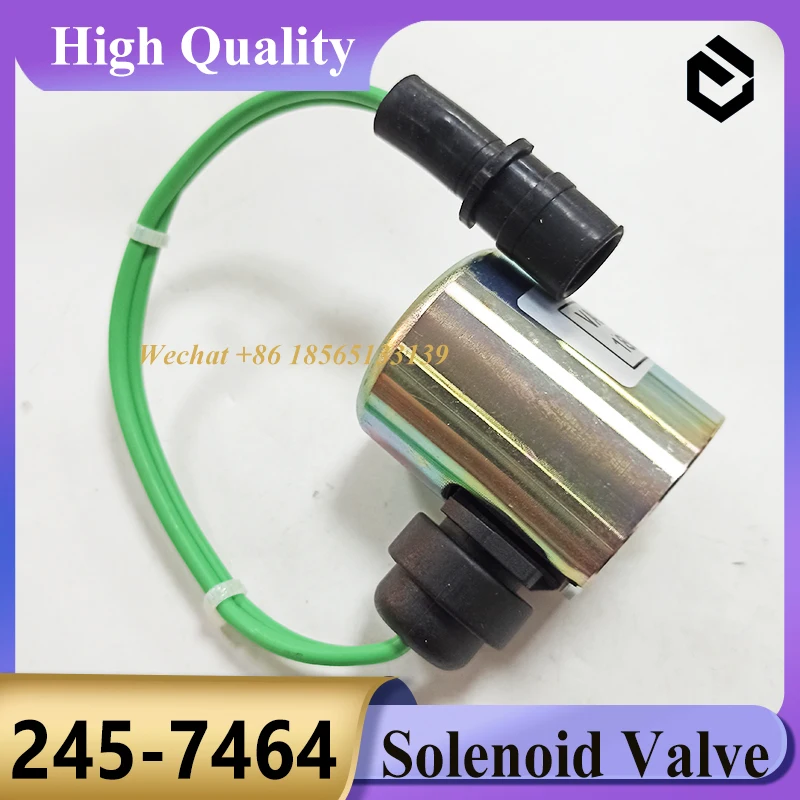 245-7464  2457464  Solenoid Valve Solenoid Coil for Caterpillar CAT 3612 3616 12H 120H 135H 160H 140H