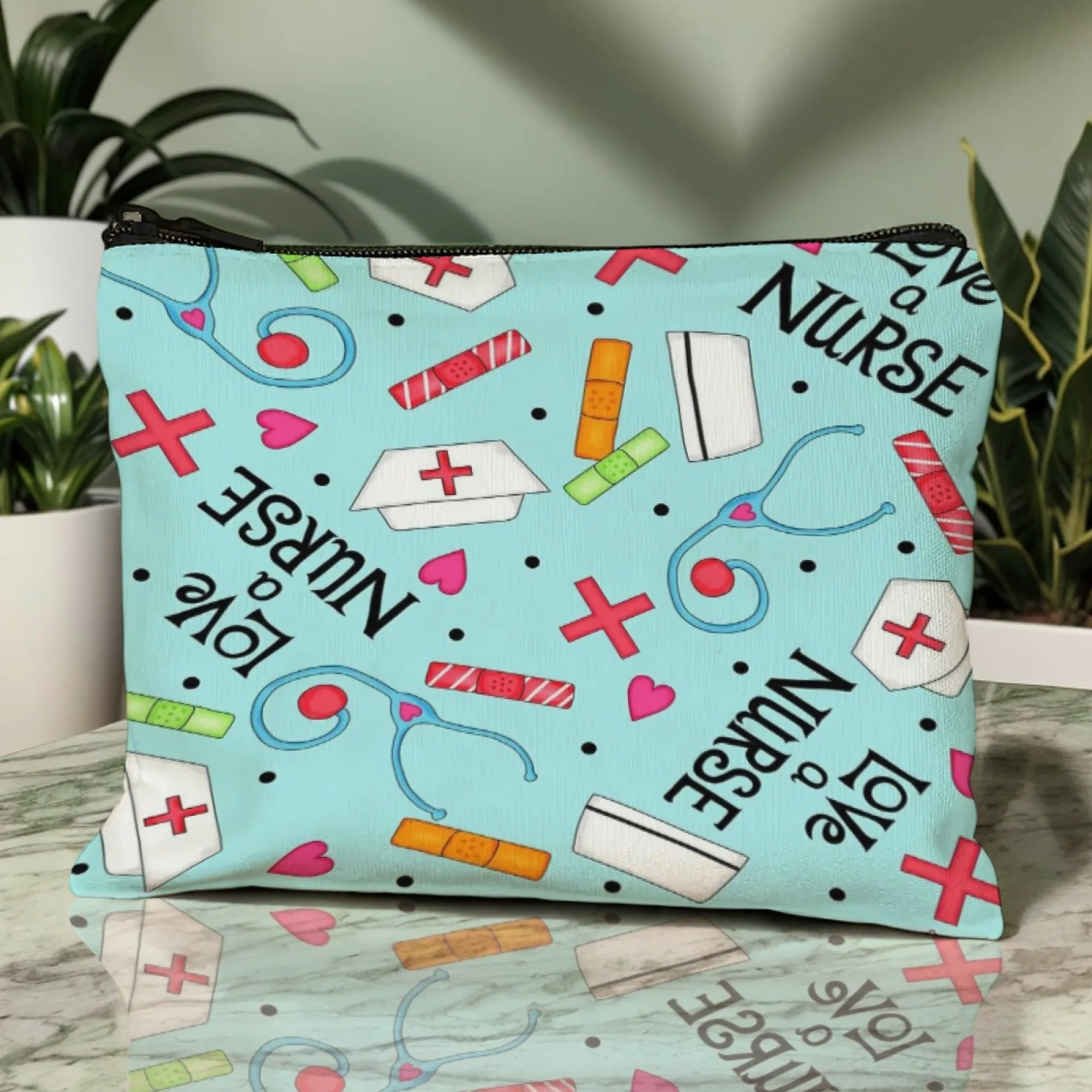 ممرضة حقيبة ماكياج هدية غرفة الطوارئ ممرضة سستة حقيبة ICU NurseGift ممرضة التقدير حقيبة مستحضرات التجميل ممرضة هدية التخرج #3