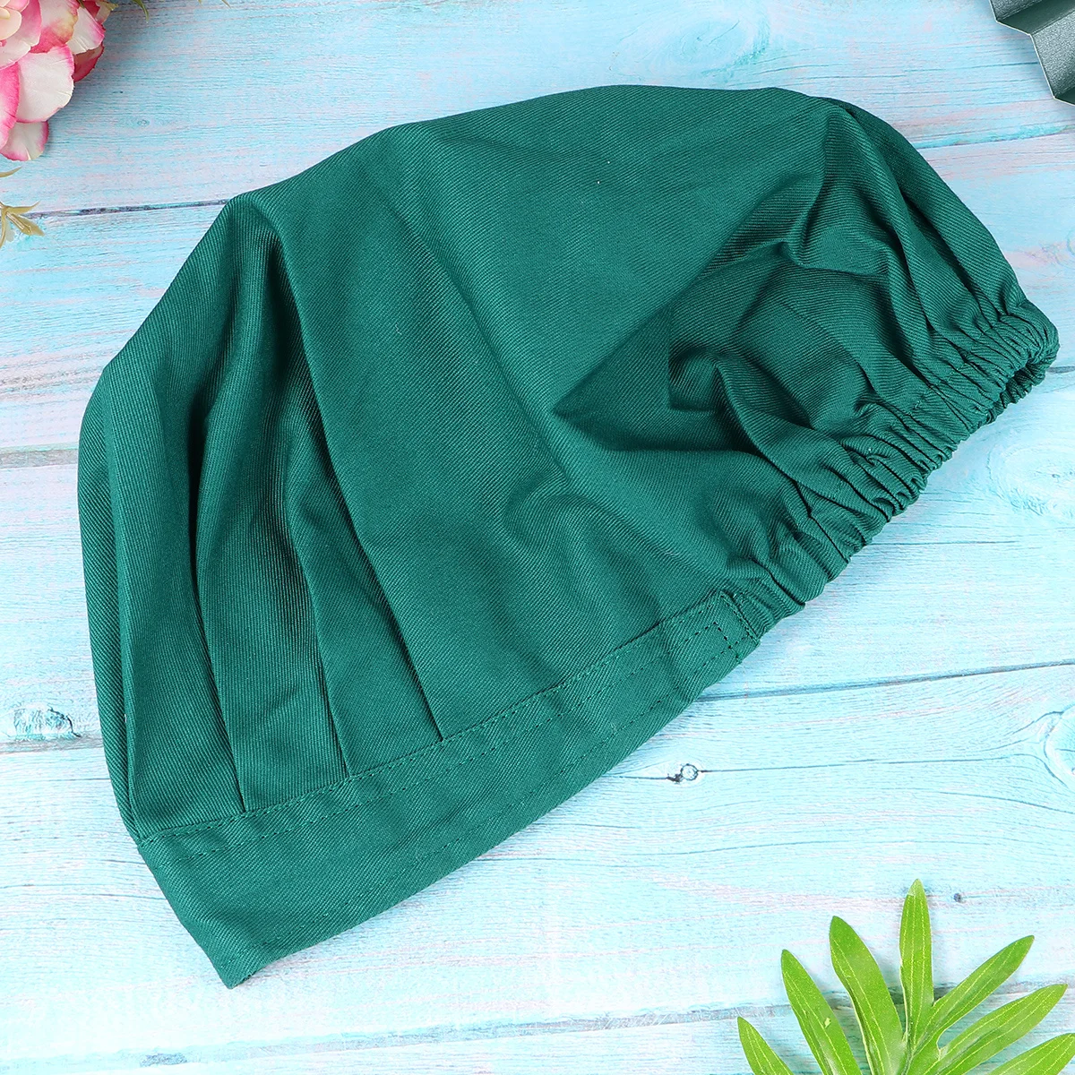 Gorro de médico y enfermera, gorro exfoliante estilo Bouffant, transpirable, absorción del sudor para cabello largo y corto, belleza de laboratorio médico