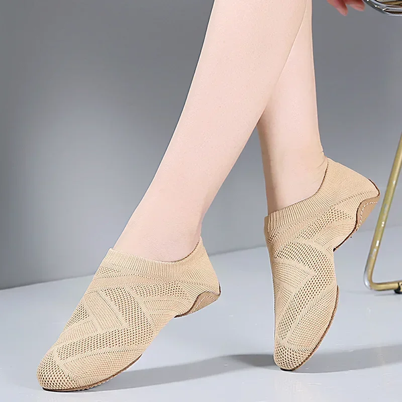 Jazz Dance Shoes Women Men Kid'S Ballroom Modern Salsa Practise Dancing For Ballet Teacher Girls MN1