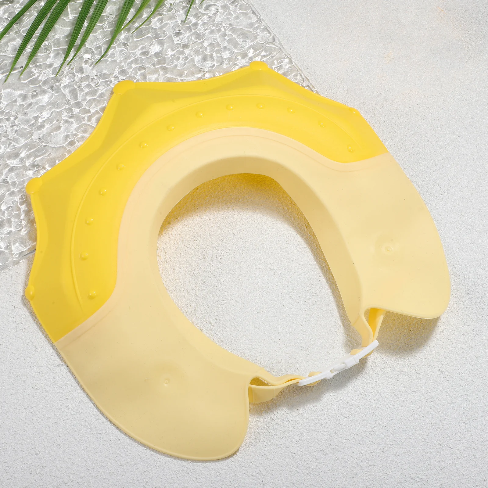 

Шапочка для ванны для младенцев, регулируемый дизайн, мягкий полипропиленовый материал, предотвращает попадание воды в ушах, глаз, милая шапка для детей