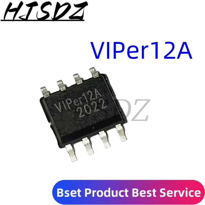 VIPER12A VIPER12 DIP-8 VIPER22A VIPER22 VIPER20A VIPER53 VIPER53A VIPER32A VIPER16L VIPER17L VIPER26L VIPER27L, 10 piezas