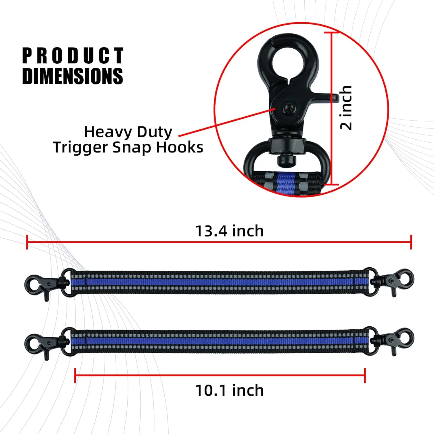 MELOTOUGH Electrical Tape Holder Tape Thong with Trigger Snap Hook for Tool Belt, Tool Pouch, Tool Bag,Tool Backpack