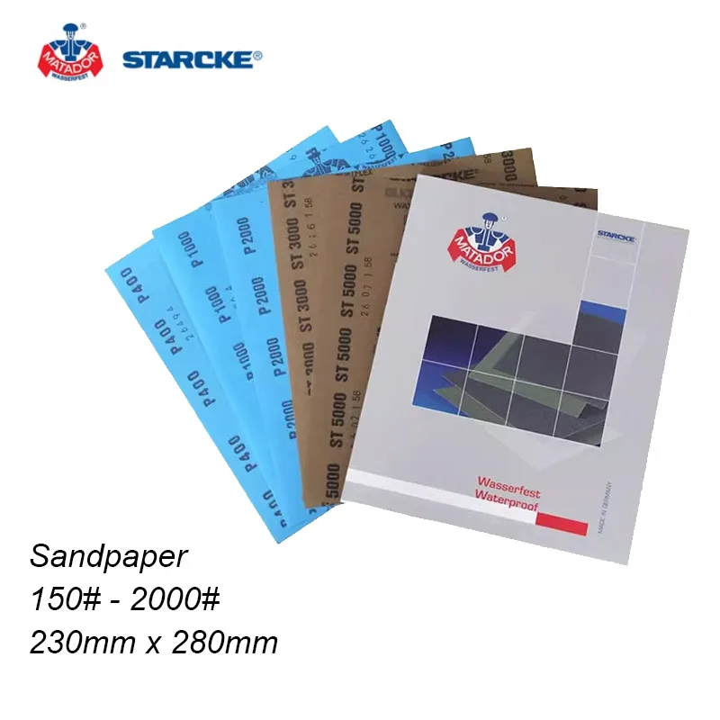 

Немецкая наждачная бумага Matador 600-7000 меш, высококачественная абразивная ткань для влажной и сухой полировки