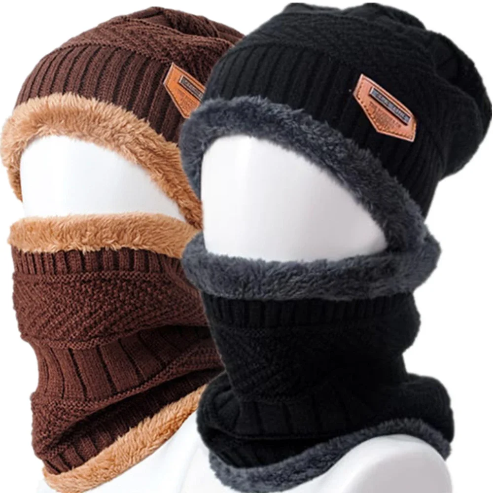 

Unisex Classic Thicken Warm Knitted Suit Fashion Winter Cap Soft Stretch Winter Hats For Men&Women Leisure Beanie Cap