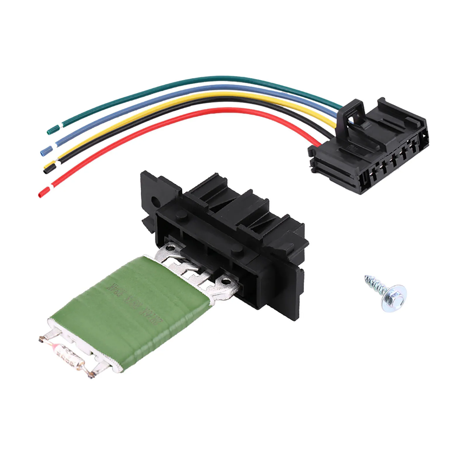 Resistencia del ventilador del Motor del calentador con arnés de enchufe de reparación de cableado para Fiat Grande Punto Qubo