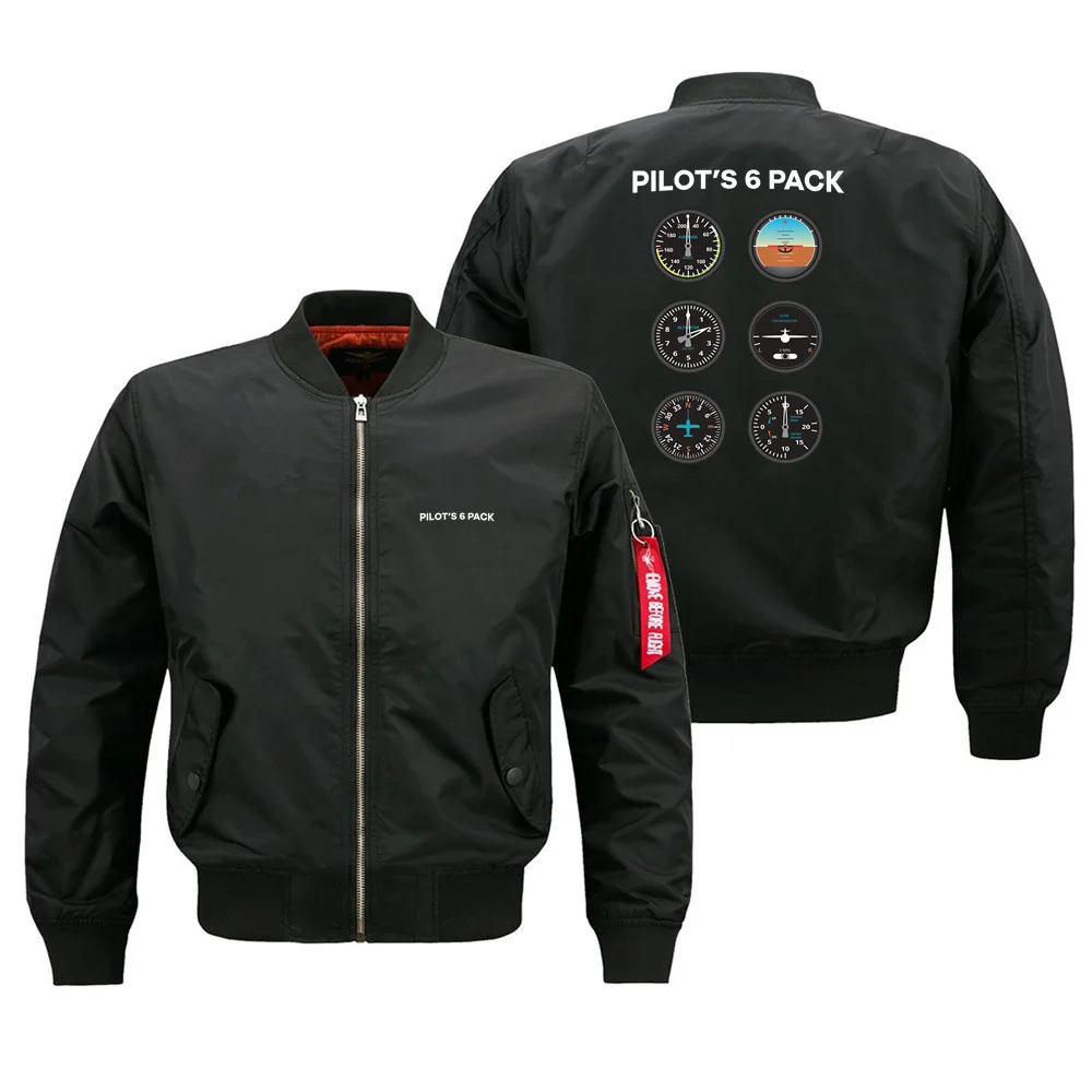 Pilot's 6 Pack Aviation Pilots Ma1 Bomber Jacket Coats for Men Outdoor Military Man Baseball Jacket