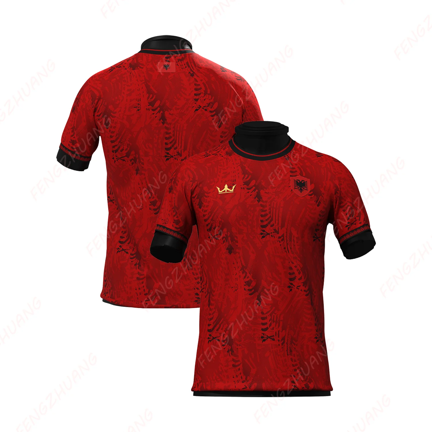Camiseta de fútbol de Albania, camiseta informal Unisex, camiseta cómoda caprichosa, ropa de calle con estampado clásico, ropa deportiva para adultos y niños