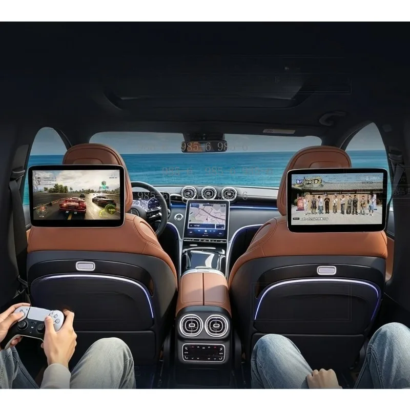 Car Rear Seat External Headrest Display 11.6 Inch Multimedia Video Display Device