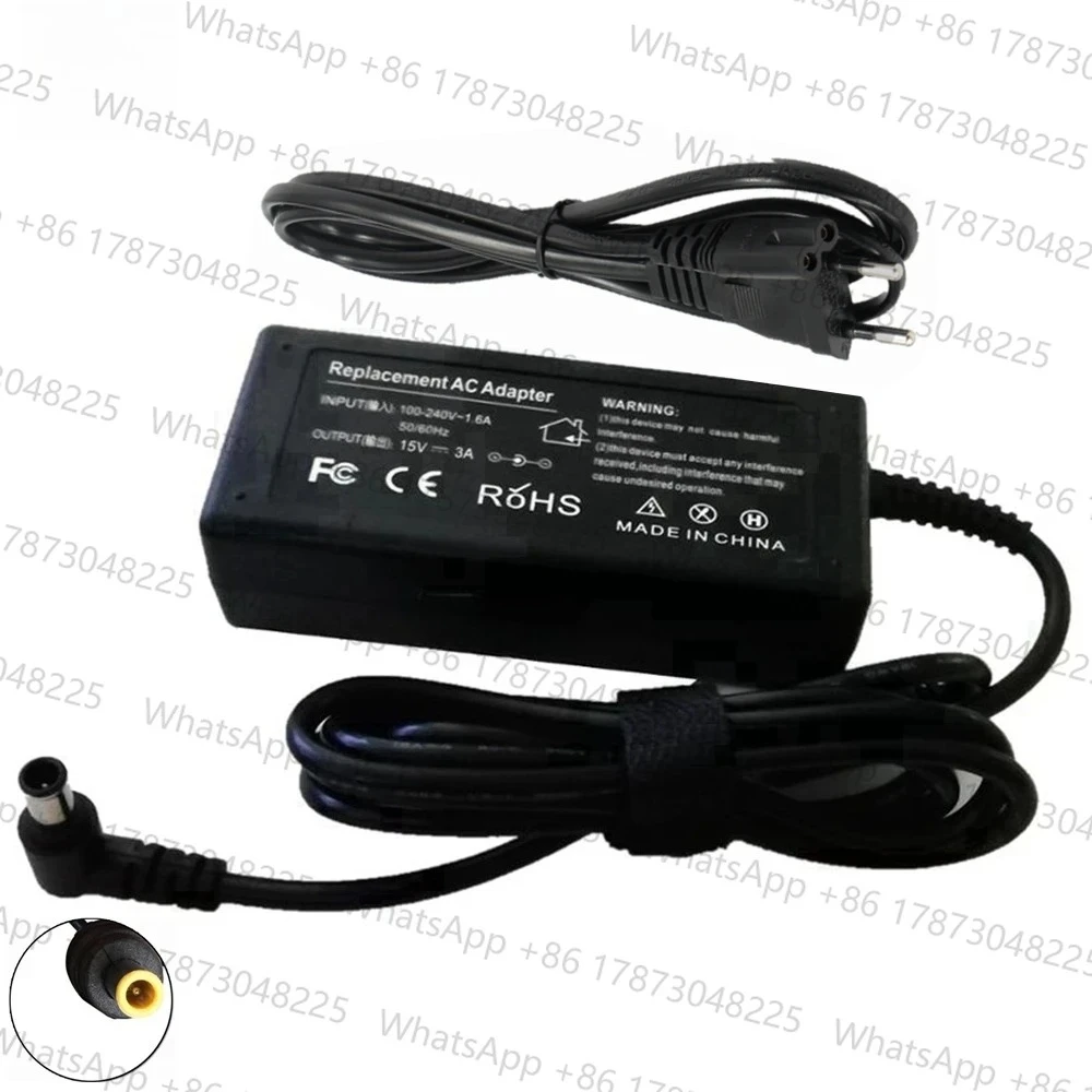 Cargador adaptador de CA de 15V 3A para KORG PA300 PA600 PA900 sintetizador arreglador fuente de alimentación del teclado
